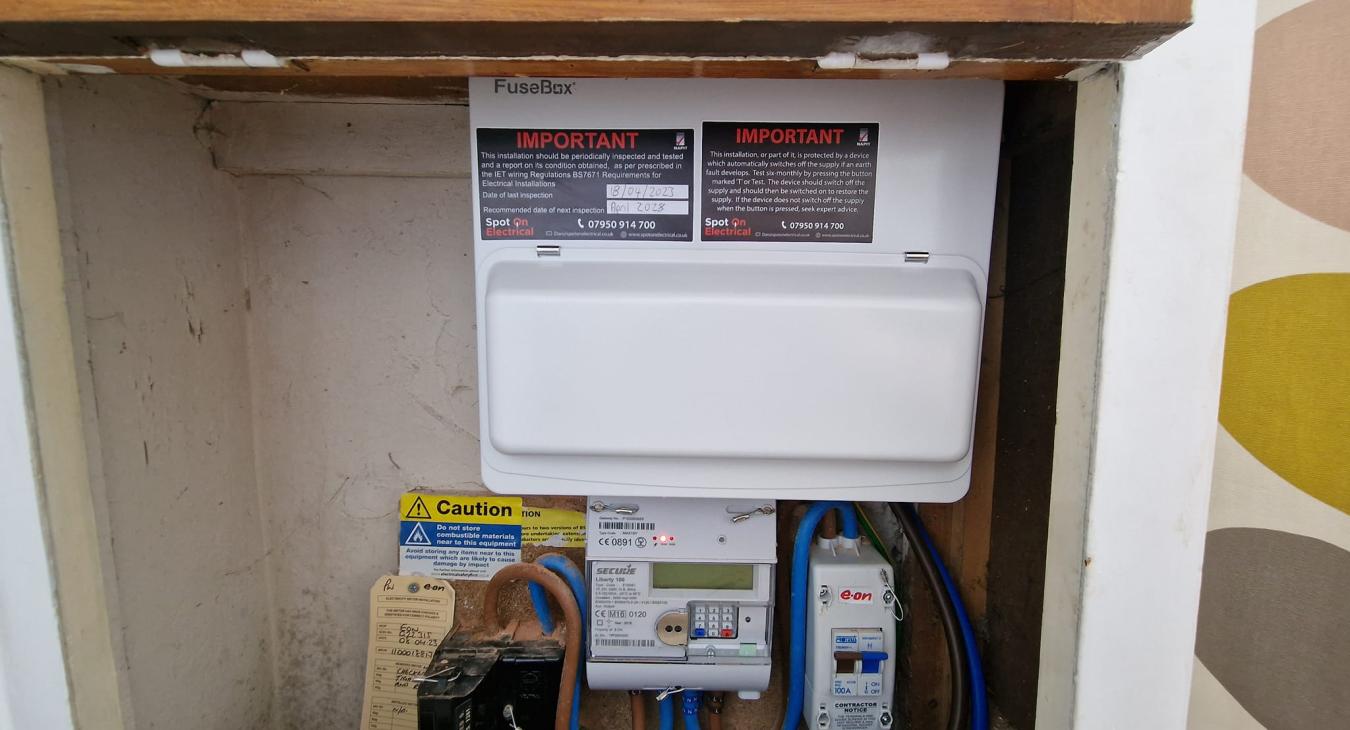 New fuse-box installation in Donisthorpe