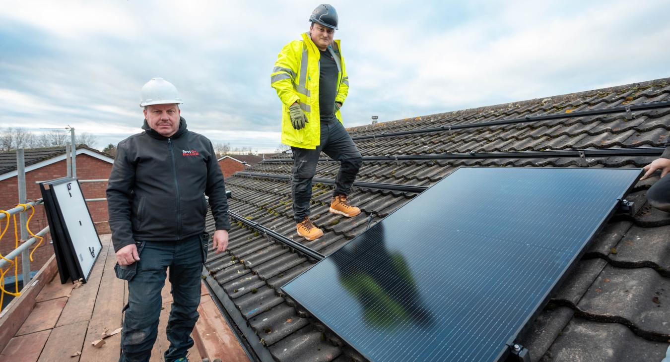 Solar PV and Battery storage specialists in Derbyshire